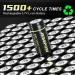 18500 Rechargeable Li-ion Battery 1600mAh 3.7V | IMR 18500 for Flashlights & Solar Lights | 8 Pack - International Shipping Available - Buy Online on GoSupps.com