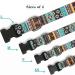 Heele Dog Collar for Small & Medium Dogs - Adjustable Bohemian Cyan Patterned Collar for Comfort & Durability | XS Size (21.6-28cm) - Buy Online on GoSupps.com