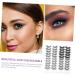 20 Pairs fluffy cross Makeup Tools dense slim cosmetic Adhesive fan eyelash kit artificial eyelashes Cosmetic bag eyes 3d volume lengthen g200 Assorted natural fake lashes - Buy Online on GoSupps.com