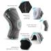 2 Pack Professional Ultra Knee Compression Sleeve for Men Women - Grey Large - Knee Braces for Pain Relief and Support - Buy Online on GoSupps.com