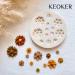 KEOKER Polymer Clay Flower Molds - Set of 2 for Jewelry Making & Earring Decoration - Buy Online on GoSupps.com