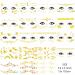21 Sheets Face Tattoos Sticker with 80+ Patterns for Women - Metallic Temporary Tattoo for Parties and Halloween Cosplay - Buy Online on GoSupps.com