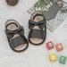 Sonsage Infant Baby Summer Sandals - Bowknot Crib Sandal for Beach & Outdoor - Pu Leather Soft Rubber Sole Flats - 6-12 Months - Black - Buy Online on GoSupps.com
