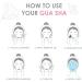 Fuasha Gua Sha Facial Tools Set - Premium 2-in-1 Jade & Rose Quartz | Lymphatic Drainage Massage Stone for Face | Sculpting Pack & Guasha Tool - Buy Online on GoSupps.com