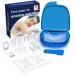 Snoring Solution Snore Stopper Comfortable Sleep Contains 2 Magnetic Nose Clips 4 Nose Dilators Silicone Nose Clips (White)