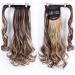 Hair Bun 22" Long Wavy Ponytail Lengthening Synthetic Curly Wraparound Ponytail Hair Extension Hair Clip Women Wig Curly Bun Hair Extension Hair Piece (Color : 03 Size : 22inches) 22inches 03 - Buy Online on GoSupps.com