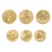 SWANGSA Wax Seal Stamp Set - Vintage Moon Design | 6 Wax Stamp Heads + 1 Wooden Handle Kit - Buy Online on GoSupps.com