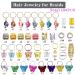 Naiska 185PCS Butterflies Hair Dreadlocks Accessories | Gold Metal Hair Clips with Crystal, Pearl, Beads, and Rings | Braiding Decoration Pendants - Buy Online on GoSupps.com
