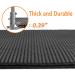 Conlun Cat Litter Mat with Double Layer Design - Water and Urine Proof, Scatter Control - Easy to Clean Washable - 23 x 17 Black - Buy Online on GoSupps.com