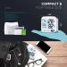 XL Wrist Blood Pressure Monitor - Accurate Automatic Digital Machine, Large LCD w/ Backlit, 2x199 Memory, Irregular Heartbeat Detector - White - Buy Online on GoSupps.com