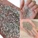 100pcs Quality Nails Art Decorative Accessories Rhinestones Nail Craft Decortaion Easy Installation And Removal AB Nail Rhinestones - Buy Online on GoSupps.com