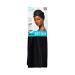 KISS COLORS & CARE Soft Satin Wrap Scarf - Black  Long Lasting  Multi-Purpose  Soft Premium Scarf For Minimizing Frizz  Preventing Breakage & Securing Hair Styles  Wigs & Weaves For All Hair Styles