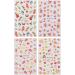 JMEOWIO 3D Embossed Fall Nail Art Stickers - Self-Adhesive Pumpkin & Maple Leaf Design | 5D Autumn Nail Supplies (4 Sheets - Buy Online on GoSupps.com