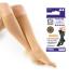 Neo G Travel Socks - for Mild Varicose Veins Long Flights Improving Circulation Tired Aching Legs Everyday Comfort - Graduated Compression - Class 1 Medical Device - Large - Beige Large: 38 - 43 cm // 15 - 16.9 in Beige