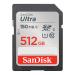 SanDisk 512GB Ultra SDXC UHS-I Memory Card - Up to 150MB/s, C10, U1, Full HD, SD Card - SDSDUNC-512G-GN6IN Memory Card Only 512GB