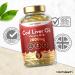 Cod Liver Oil Capsules High Strength | 2000mg | 360 Count | with Omega 3 Vitamin D and A | with 180mg of DHA and 130mg of EPA | by Horbaach - Buy Online on GoSupps.com