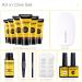 BURANO Glow in The Dark Poly Extension Nail Gel Kit with LED Lamp - Nail Extension Builder Gel for Salon-quality Nails - Buy Online on GoSupps.com