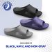 Pure Stride Therapeutic Orthotic Sandals for Plantar Fasciitis - Black, Men's 10/Women's 11 - Buy Online on GoSupps.com