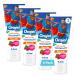 Orajel Kids Anti-Cavity Toothpaste, Natural Watermelon Flavor, 4.2 Oz Tube, 4-Pack