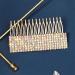 Bridal Wedding Hair Comb Bridal Hair Simple Hair Comb Performances Headdress Hair Plug Comb for Women and Girls 9x5cm Gold - Buy Online on GoSupps.com