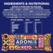 Adonis Peanut Butter & Chocolate High Protein Keto Bars (16x45g) | Vegan & Keto-Friendly | Sugar-Free & Palm Oil Free | Low Sugar, Calorie & Carb | Ideal for Keto Diet | 16 Count - Buy Online on GoSupps.com