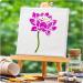 60-Piece Flowering Plants Stencil Set - Reusable DIY Craft Templates for Painting on Wood & Walls | Home Decor Paint Stencils - Buy Online on GoSupps.com