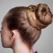French U-shaped Hairpin Set - 4 Pieces Two-Prong Chignon Pins for Women and Girls Hairstyles - Buy Online on GoSupps.com