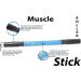 The Muscle Stick Original Muscle Roller - All Purpose Muscle Roller Stick in Blue - Buy Online on GoSupps.com