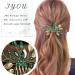 Bridal Wedding Hair Accessories Green Hair Accessories Sparkly Rhinestone Hair Combs Slides Hair Clips Prom Hair Accessories French Hair Comb Hair Jewelry Hair Pieces for Women - Buy Online on GoSupps.com