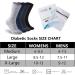 Facool Diabetic Socks - Merino Wool Crew Socks for Men & Women - Non-Binding Top, Cushion Sole, Seamless Toe - 3 Pairs Multicolor (Black, Dark Grey, Navy Blue) - Large Size - Buy Online on GoSupps.com