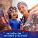 Patriotic American Flag Headband Set - 20 Pcs 4th of July Twisted Hair Bands for Women - USA Bandanas Stretchy Head Wraps for Independence Day Yoga & Running - Buy Online on GoSupps.com