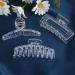 Lusofie 3Pcs Clear Claw Clip Set for Thick Hair - Strong Hold Banana Hair Clips for Women and Girls - Buy Online on GoSupps.com