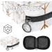 Stylish White Marble Storage Bags for Women's Bandages & Menstrual Essentials - Portable Multi-Colored Organizer for School & Office - Buy Online on GoSupps.com