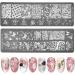8Pcs Nail Stamping Tools Kit - Nail Art Plate Set for DIY Nail Decoration - Buy Online on GoSupps.com