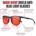 Snadi Shield Blue Light Blocking Glasses | 70-99% Protection for Screens TVs & Gaming | Enhance Sleep & Melatonin Production - Buy Online on GoSupps.com