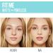 Maybelline Fit Me Matte & Poreless Foundation 110 Porcelain 30ml - Pack of 1 - Buy Online on GoSupps.com