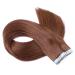 Buy #6 Brown Tape-In Hair Extensions - 60cm 40 Tresses 100% Remy Real Hair - Novon Hair Extensions - Buy Online on GoSupps.com