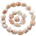 Crocon Sunstone gemstone tumbled Rune Stones Set with Elder Futhark Alphabet Engraved Symbol (25 Pcs) gift feng shui reiki stone set with a pouch & runes brochure Size :- 20-25 mm Approx