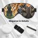 SSIMOO African Animals Print Eye Mask - Double-Sided Soft Light Blocking for Better Sleep Quality - International Shipping Available - Buy Online on GoSupps.com