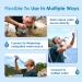 Waterdrop Gravity Water Filter Straw - Camping & Emergency Survival Purifier | 1.5 gal Bag, 0.1 Micron, 5 Stage Filtration | Blue Water Filtration System - Buy Online on GoSupps.com