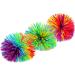 5-Piece Rainbow Monkey Stringy Balls - Soft Bouncy Sensory Fidget Stress Balls with Storage Bag - Multi-Colored Fun for All Ages - Buy Online on GoSupps.com