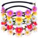 Multicolor Floral Headband Set - 5 Pack with Adjustable Elastic Band | Stylish Accessories for All Occasions | International Shipping Available - Buy Online on GoSupps.com