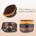 Portable Flat Top Foundation Makeup Brush for Blending Liquid & Cream Cosmetics - Black/Brown - Buy Online on GoSupps.com
