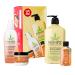Hempz Sweet Pineapple & Honey Melon Gift Set Body Care Routine Body Lotion Bath Oil Body Wash & Scrub