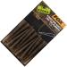 Fox Edges Camo Power Grip Naked Tail Rubbers Size 7-10 Tubes for safety clips tail rubber for carp rigs tube for lead clips