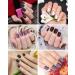 LADYING 8 Packs (192 PCS) Matte Press on Nails Set for Women - Short Acrylic False Nails with Glue & Nail File - Ballerina French Tips for Nail Art Salon - Buy Online on GoSupps.com
