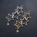 Aneneiceera Hollow Out Star Hair Clip Silver Hair Barrette Tassel Hair Pin Headpieces Decorative Hair Pins Headwear Bride Hair Accessories for Women and Girls (Silver) - Buy Online on GoSupps.com