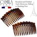 Camila Paris CP33/2 French Hair Side Comb - Small Tortoise Shell - Strong Hold Hair Clip for Women - Made in France - Buy Online on GoSupps.com