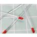 ONLYKXY 4 Pieces 17cm Nail Cuticle Pusher Set with Red Rubber End and Plastic Handle - Professional Nail Care Tool - Buy Online on GoSupps.com