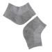 Heel Socks Natural Look Soft Heel Socks Vitamin E Nourishing Heel Gray